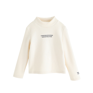 沫沫家童装冬装女童秋冬季长袖2026新款儿童半高领休闲加厚打底衫