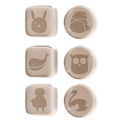 日本门把手防撞贴硅胶静音垫冰箱门贴门挡条防碰撞神器柜门后墙贴