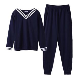 2026年睡衣女春秋纯棉长袖韩版可外穿100%全棉收口家居服休闲套装