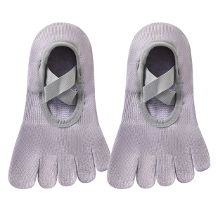 五指瑜伽袜子女夏季室内普拉提专业分趾健身防滑训练运动舞蹈船袜