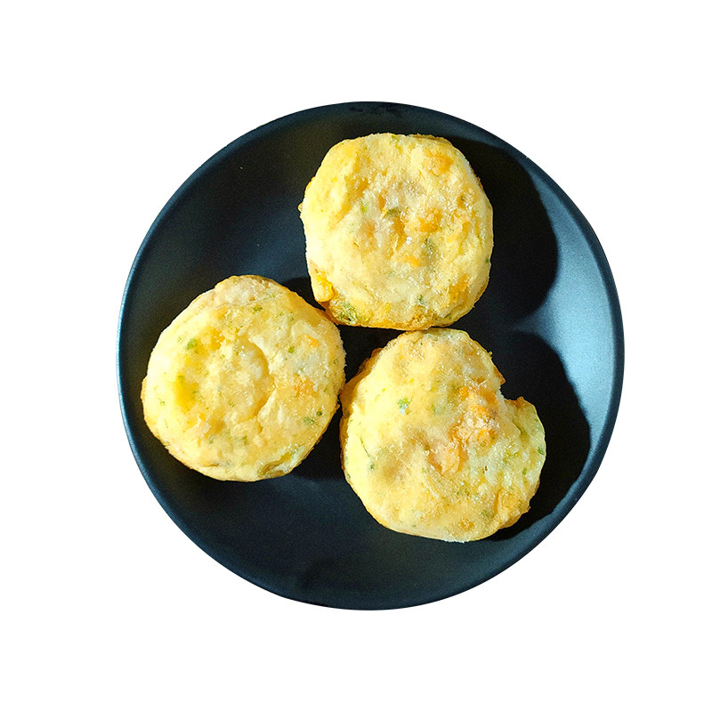 纳香海 海苔虾仁饼 鱼香虾饼 速冻油炸早餐速食半成品小吃食材