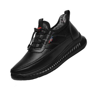 大码男鞋秋冬款老北京布鞋男加绒兔毛防水保暖49老人中老年棉鞋男