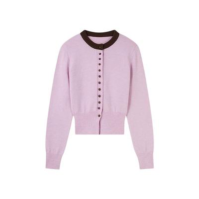 miu里miu气圆领针织衫秋水伊人