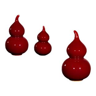 钧瓷葫芦摆件福禄吉祥桌面装饰玄关陶瓷窑变创意乔迁开业伴手礼品