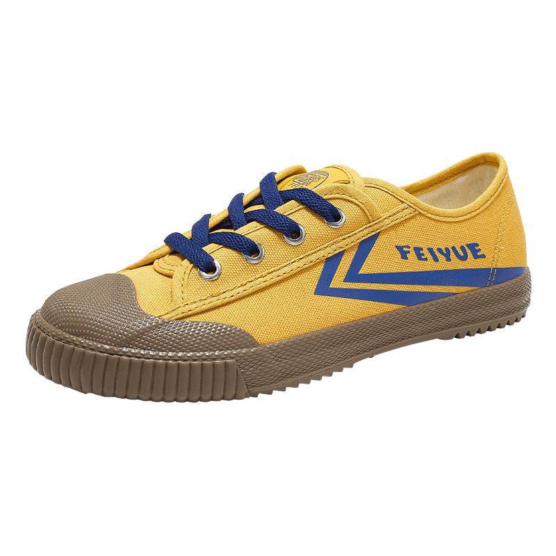 feiyue/飞跃帆布鞋2025春季新款复古低帮女鞋百搭透气轻便休闲鞋