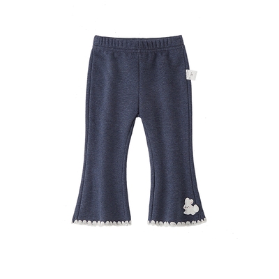 [抗菌远红外]休闲裤女童秋冬宝宝加绒女小童直筒长裤儿童裤子女孩