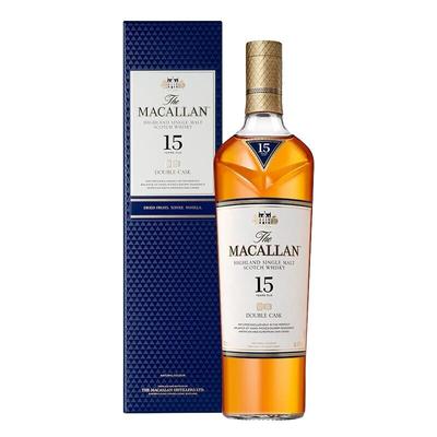 【自营】MACALLAN麦卡伦蓝钻15年双桶700ML 苏格兰单一麦芽威士忌