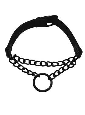 黑色颈带禁欲项圈辣妹choker项链
