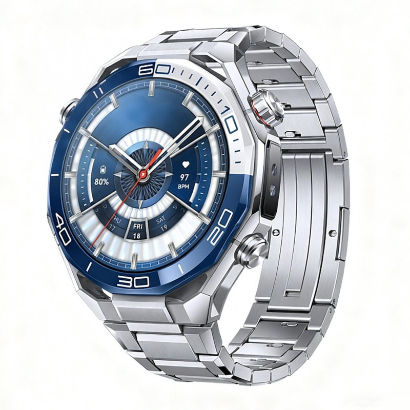 适用华为watch/GT系列手表表带Ultimate2非凡探索钛金属表带22mm