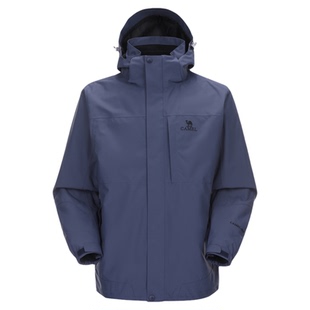 骆驼户外冲锋衣女冬季三合一可拆卸2025年加绒加厚防水防风外套男