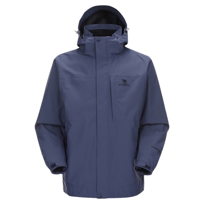 三合一户外冲锋衣骆驼可拆卸女