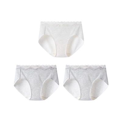 ubras莫代尔蕾丝中腰三角裤