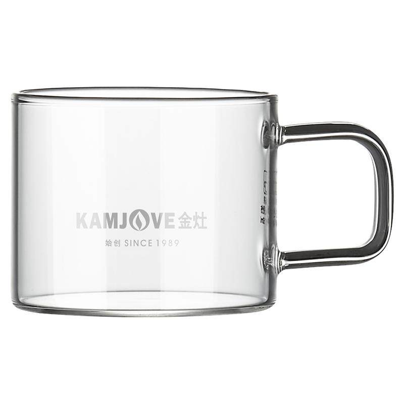 金灶K-106茶杯高硼硅耐热玻璃杯透明小水杯高颜值家用品茗杯套装