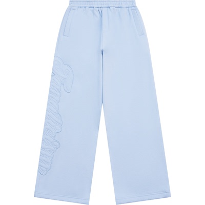 XXZXX加绒潮牌卫裤男女宽松长裤