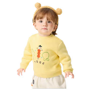 巴拉巴拉婴儿毛衣男童打底衫针织衫宝宝毛衫上衣儿童冬装新款童装