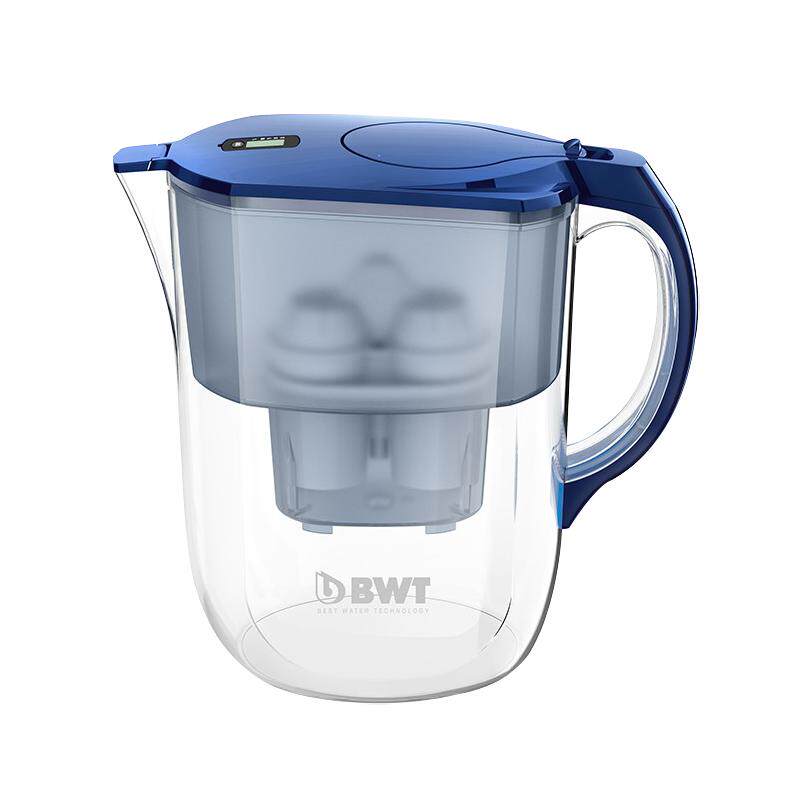 BWT倍世家用净水壶厨房滤水器通用去水垢大容量过滤水壶4.3L