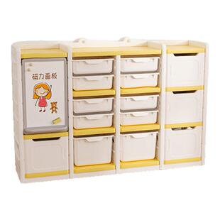 儿童玩具收纳架置物架稳固多层床头储物柜卧室宝宝玩具架整理书架