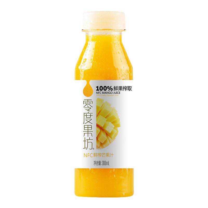 零度果坊nfc鲜榨芒果汁新鲜
