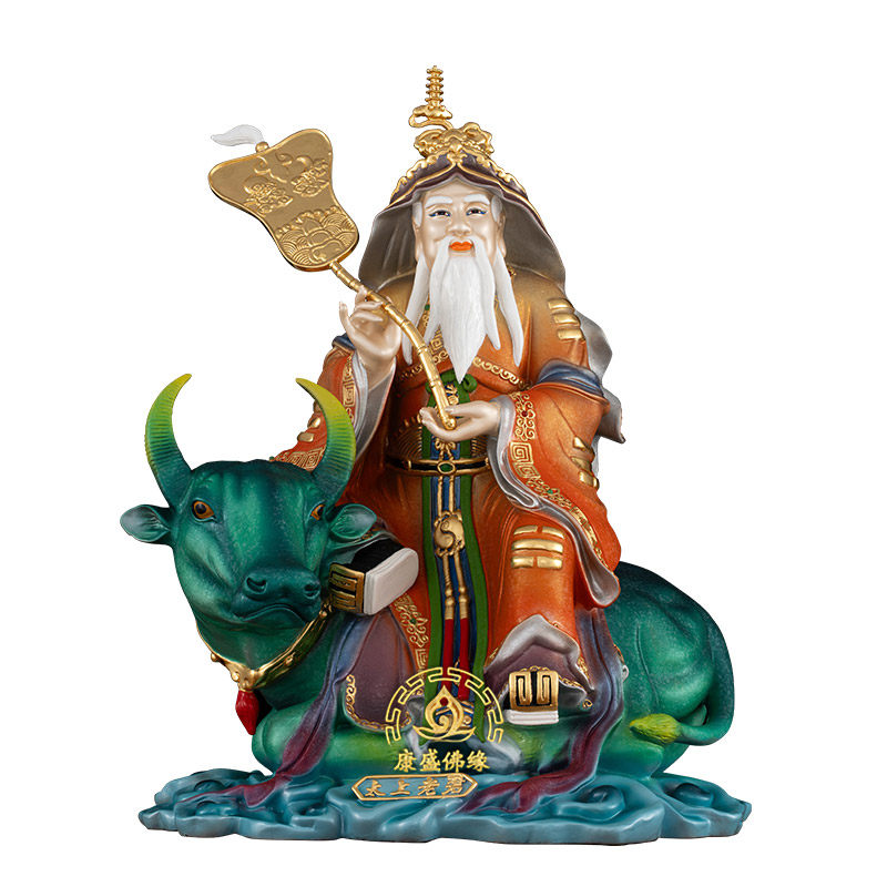 太上老君骑牛铜摆件供奉堂口