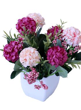 塑料花小盆栽植物客厅仿真花草