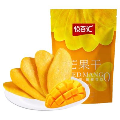 酸甜软糯袋装芒果干悦百汇