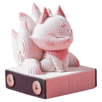 3d立体纸雕便签日历手撕可爱稀奇古怪生日小礼物女孩解压玩具摆件