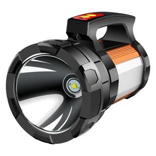 侣字强光手电筒充电户外远射超亮家用安保工作手提式船用探照灯