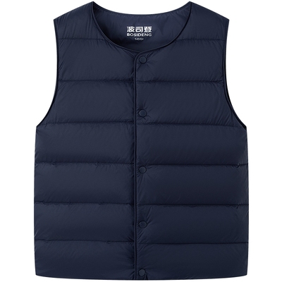 【马甲】波司登秋季新款男女短款儿童马夹羽绒马甲内胆