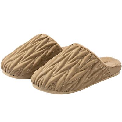 秋冬季办公室厚底防滑防水棉拖鞋