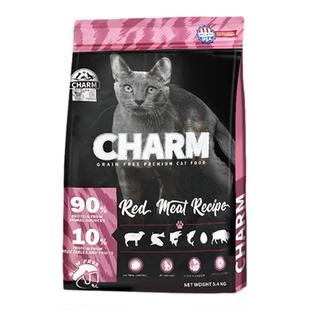 CHARM野性魅力美国进口红肉猫粮缅因美短蓝猫通用全价猫主粮2kg