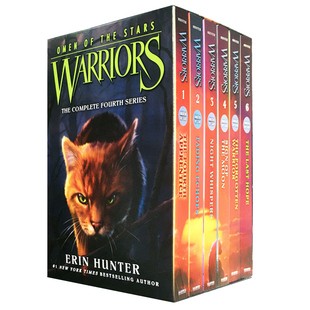 【自营】猫武士四部曲 猫武士 warriors 猫武士英文原版 猫武士全套正版 warriors猫武士 Warriors Omen of the Stars 星预兆
