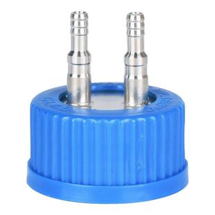 GL45补料瓶盖转接头单双三四通316L不锈钢加料反应器发酵罐试剂瓶