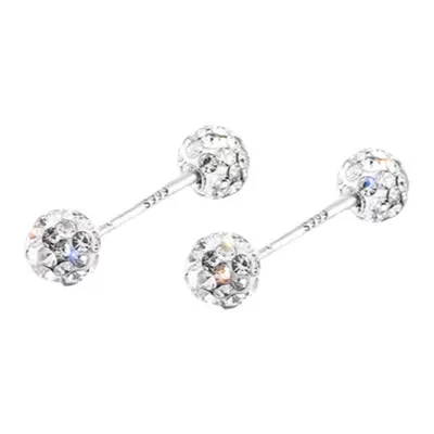 999纯银耳钉女养耳洞耳骨钉