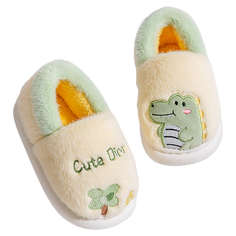 儿童棉拖鞋包跟男童秋冬季居家室内防滑小孩女童外穿保暖宝宝棉鞋