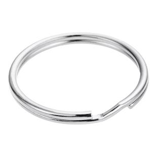 钥匙圈钥匙环双圈汽车钥匙扣铁丝镀镍圆环光圈大环小圈12-50mm