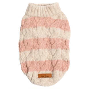 Radia宠物衣服秋冬毛衣中小型犬猫狗羊毛针织衫马甲包肚条纹背心