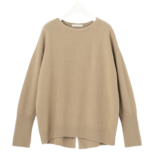 ICB日系秋季通勤宽松版纯羊毛圆领套头针织毛衣休闲毛衫商场同款