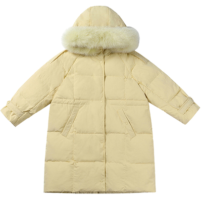 女童长款加厚羽绒服雅鹿