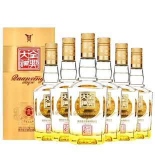 【官方正品】全兴大曲晶彩金52度浓香型白酒纯粮食酿造送礼整箱