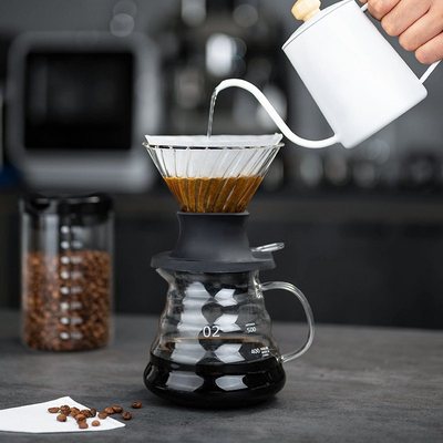 烨咖啡 聪明杯套装玻璃滴滤式滤壶浸泡萃取泡茶套装手冲咖啡器具