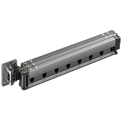 阳台晾衣架可上可左右折叠壁挂式