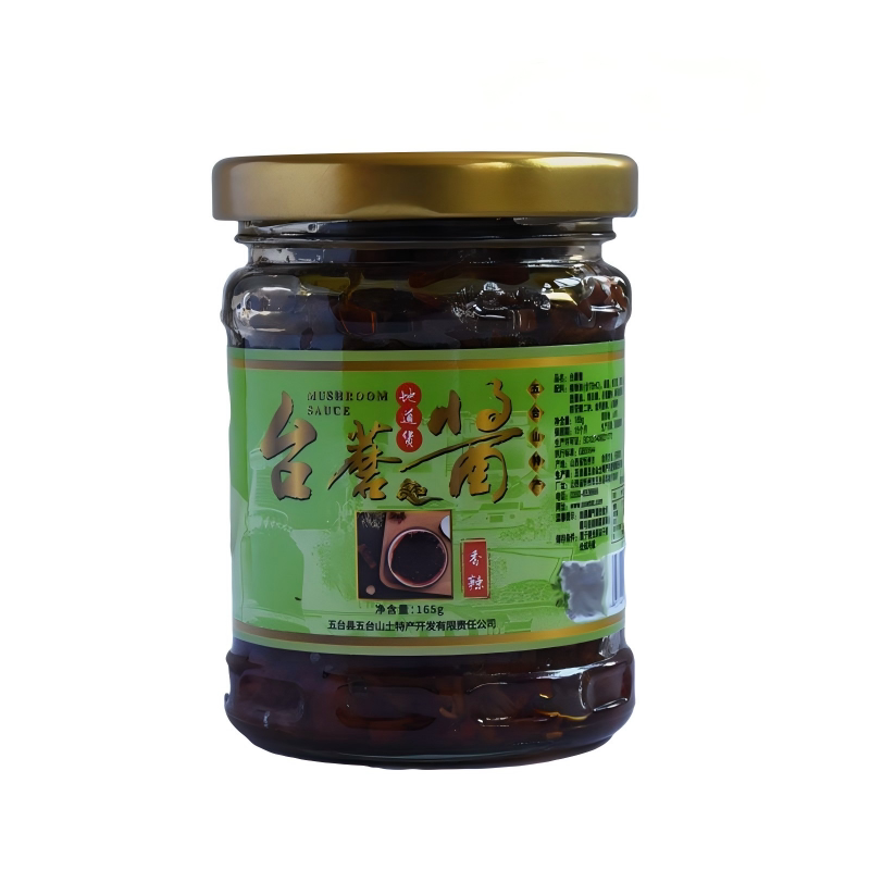 灵境地道山西特产台蘑酱瓶装下饭下饭/拌饭酱/拌饭料
