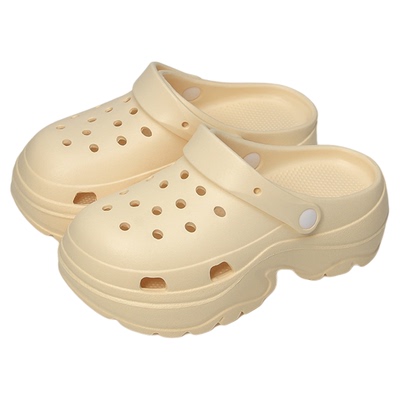 医护士洞洞鞋女士夏季新款踩屎感手术室厚底eva防滑防臭包头凉拖