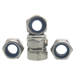 304不锈钢尼龙锁紧螺母m2m2.5m3m4m5m6m8m10m12m14m16m18m20-m36