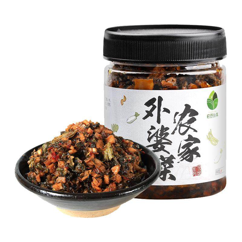 [田野故事]湘西农家外婆菜下饭腌菜即食酱菜咸菜萝卜干湖南特产