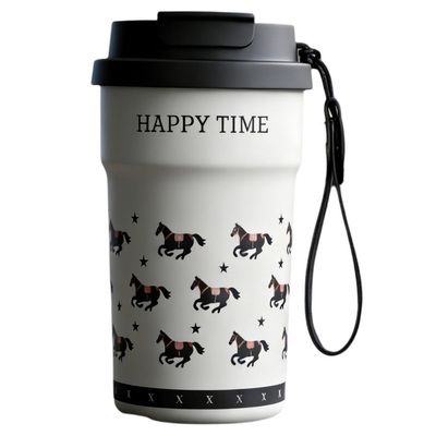 兔兔萌主316L不锈钢吸管保温杯