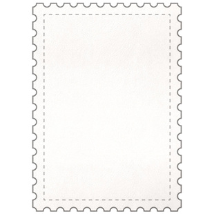 MOOCAT【邮票】手绘空白异形状水彩纸300G木浆蓝晒签绘漫画拼贴OC