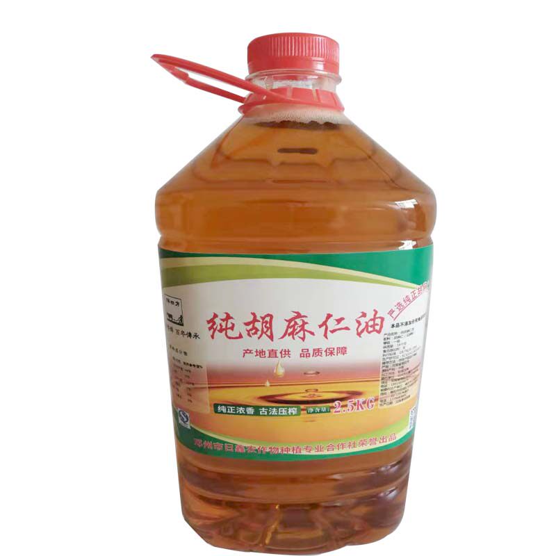河南特产纯亚麻子油胡麻仁孕妇月子古法农家自榨现榨散装5斤包邮