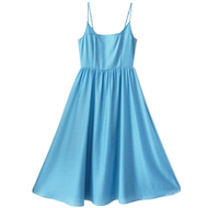 天丝吊带裙外搭波点开衫女夏季