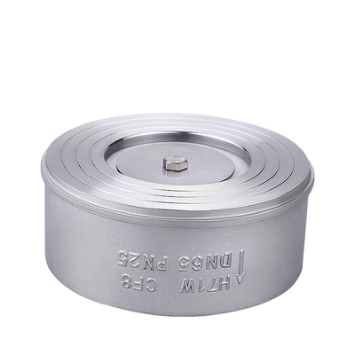 真空止回阀304密封消声对夹式